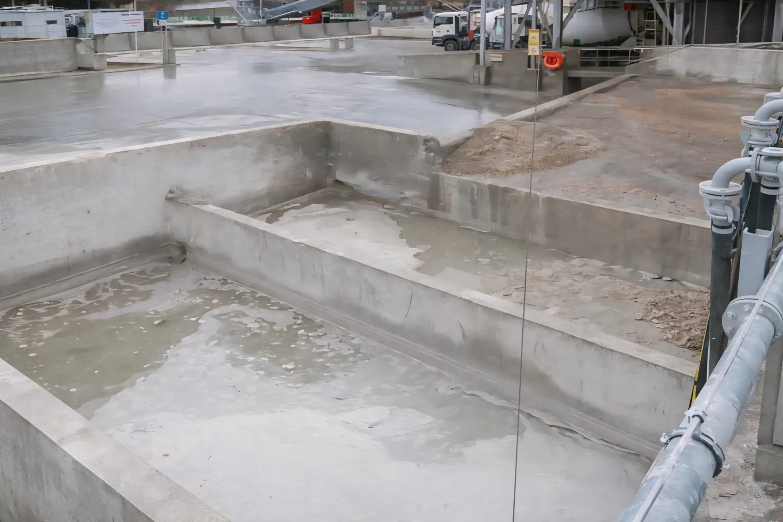 Le matériel est lavé